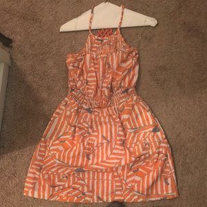 Orange sundress